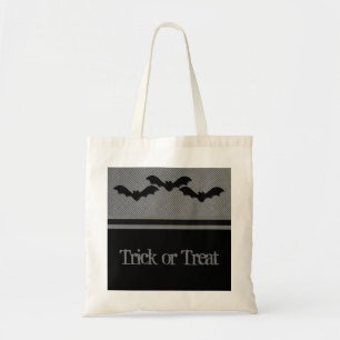 Tote Bag Bats déplaisants Halloween Sac, gris clair