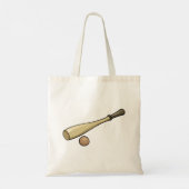 Tote Bag Batte de baseball en bois (Dos)