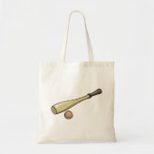 Tote Bag Batte de baseball en bois (Devant)