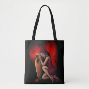 Tote Bag Battement de coeur de Salsa