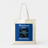 Tote Bag « Battements de cœur et algorithmes » Amour futuri (Dos)