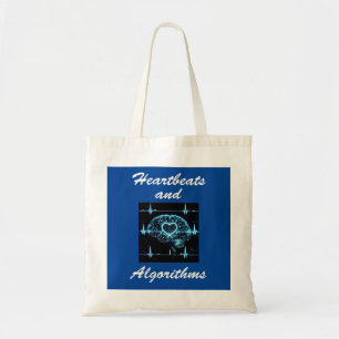 Tote Bag « Battements de cœur et algorithmes » Amour futuri