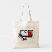 Tote Bag Batterie sociale basse (Dos)