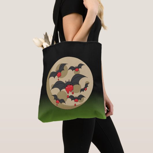 Tote Bag Battes Vampire de Ketchup (De près)