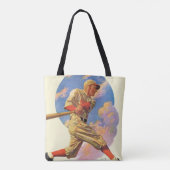 Tote Bag Batteur de baseball (Dos)