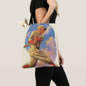 Tote Bag Batteur de baseball (De près)