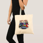 Tote Bag Batwheel™ Team - Let's Roll (Devant (produit))
