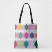 Tote Bag Bauhaus Diamond Quilt (Devant)
