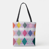 Tote Bag Bauhaus Diamond Quilt (Dos)
