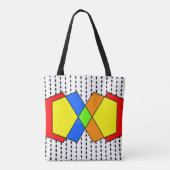 Tote Bag Bauhaus Pentagons (Dos)