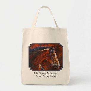 Tote Bag Bay Horse Hanoverian Warmblood