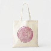 Tote Bag Bayon Face rose (Devant)