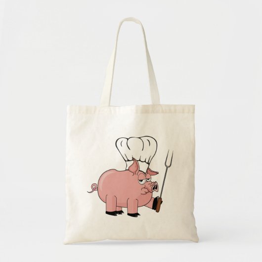 Tote Bag BBQ Pig (Devant)