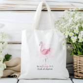 Tote Bag Be a Flamingo