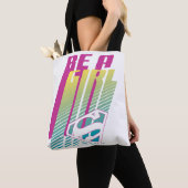 Tote Bag "Be A Girl" Supergirl Graphic (De près)