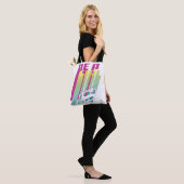 Tote Bag "Be A Girl" Supergirl Graphic (Sur le modèle)