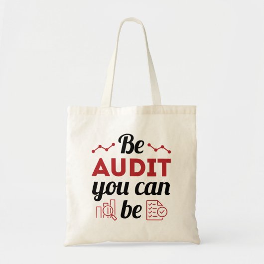 Tote Bag Be Audit You Can Be Funny Auditing Staff (Devant)