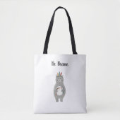 Tote Bag Be Brave Tribal Bear Bear (Devant)