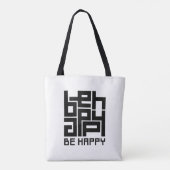 Tote Bag Be happy (Dos)