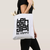 Tote Bag Be happy (De près)