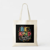 Tote Bag Be Kind Sensibilisation sur l'autisme Conception c (Dos)