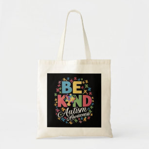 Tote Bag Be Kind Sensibilisation sur l'autisme Conception c