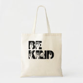 Tote Bag Be Kind Sign Language Hand Talking Teacher Interp (Devant)