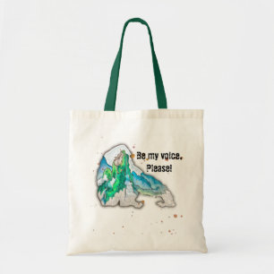 Tote Bag Be My Voice Mountain Gorilla avec Habitat