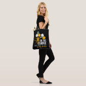 Tote Bag Be the Change Funny Bee Puns for Beekeeper (Sur le modèle)