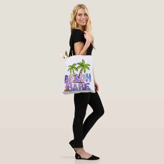 Tote Bag Beach Babe (Sur le modèle)