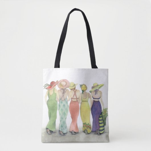 Tote Bag Beach Babes (Devant)