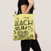 Tote Bag Beach Bum Papa (De près)