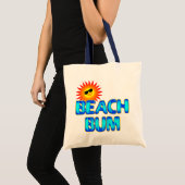 Tote Bag Beach Bum Sunshine Dire Canvas Fourre-tout (Devant (produit))