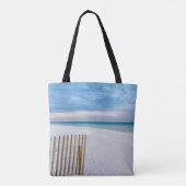 Tote Bag Beach Fence Morning Destin Florida Bag (Dos)