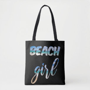 Tote Bag Beach Girl
