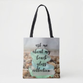 Tote Bag Beach glass (Devant)