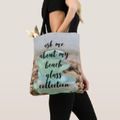 Tote Bag Beach glass (De près)
