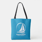 Tote Bag Beach Haven (voilier) (Dos)