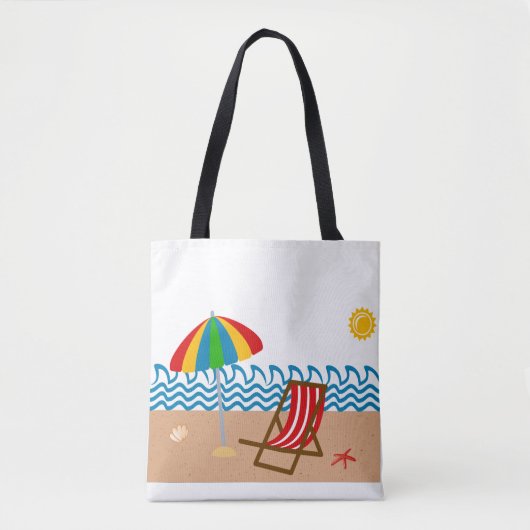 Tote Bag Beach Life Fourre-tout (Devant)