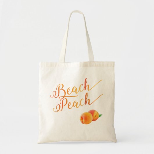 Tote Bag Beach Peach (Devant)