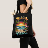 Tote Bag Beach, Please (De près)