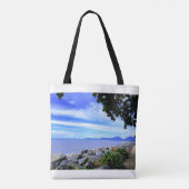 Tote Bag Beach Side Pathway on Tote (Dos)