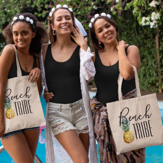 Tote Bag Beach Tribe Girl's Trip Bachelorette Vacation