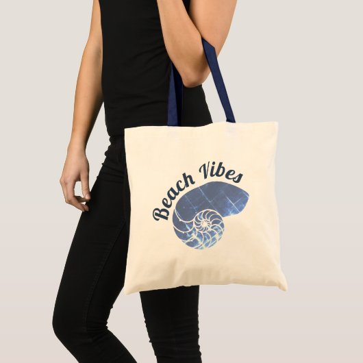 Tote Bag Beach Vibes Cool Shell (Devant (produit))