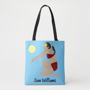 Tote Bag Beach Volleyball