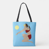 Tote Bag Beach Volleyball (Dos)