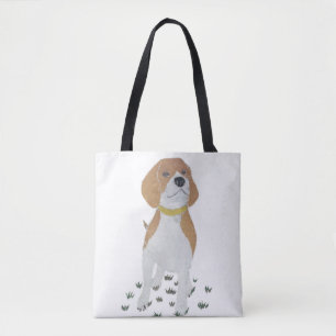 Tote Bag Beagle, chien, moderne