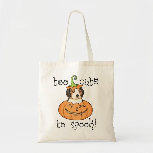 Tote Bag Beagle d'Halloween (Devant)