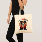 Tote Bag Beagle Vampire Chien Trick ou traiter Halloween (Devant (produit))