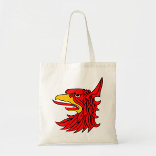 Tote Bag Beak de la créature rouge d'oiseaux
